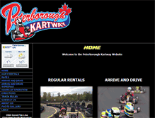 Tablet Screenshot of peterboroughkartway.com